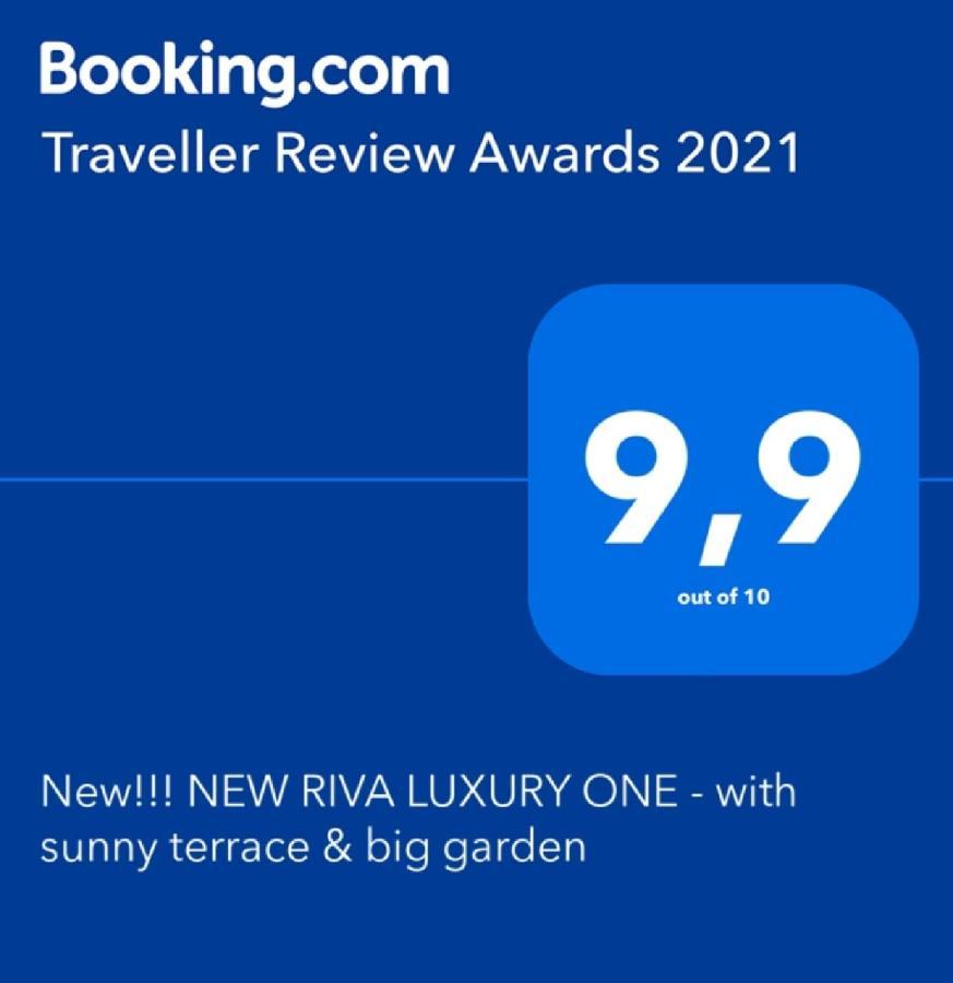 דירות פורץ New!!! New Riva Luxury One - With Sunny Terrace & Big Garden מראה חיצוני תמונה